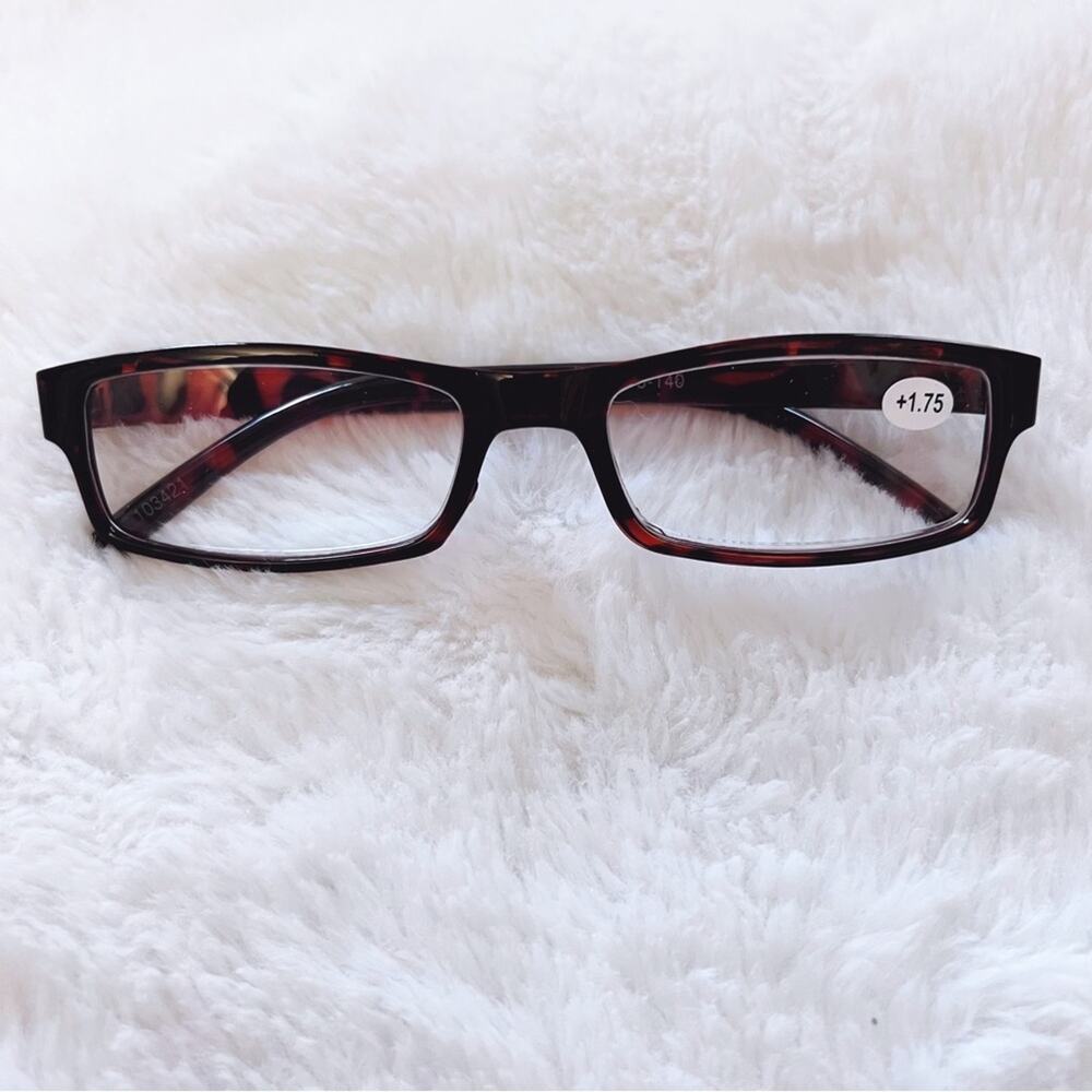 Vincent Brown Rectangular Classic Reader Glasses … - image 1